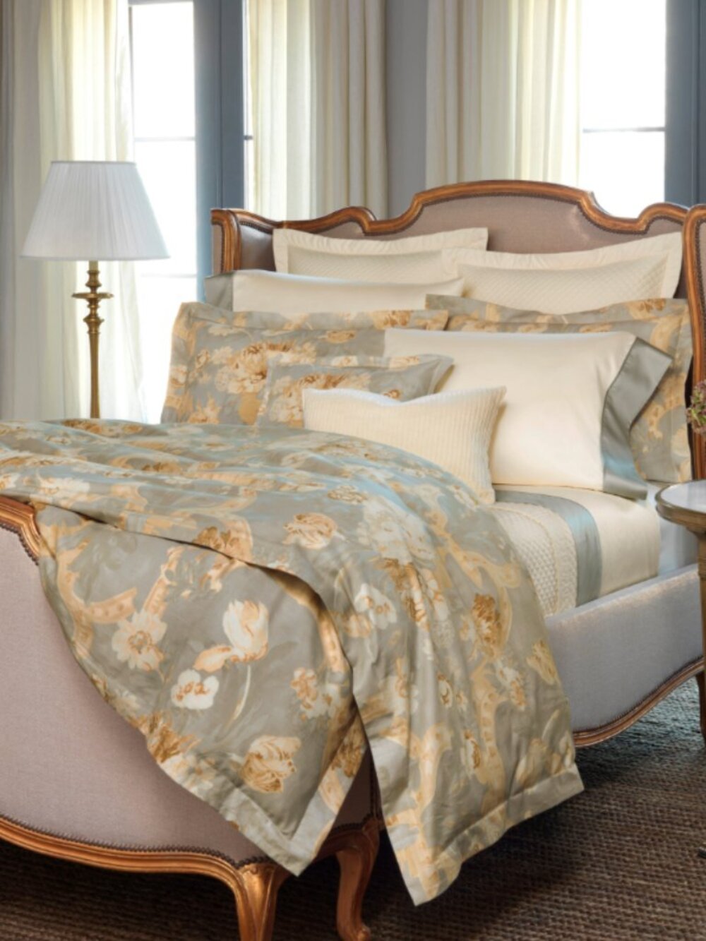 Ralph Lauren Hathersage Floral Duvet Cover Queen in Shale